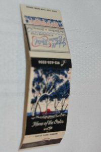 Jekyll Estates Motel Home of the Oaks 20 Strike Matchbook Cover