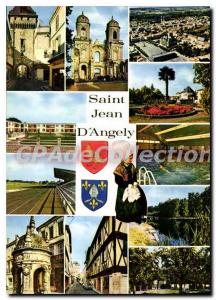 Modern Postcard Saint Jean D'Angely various views