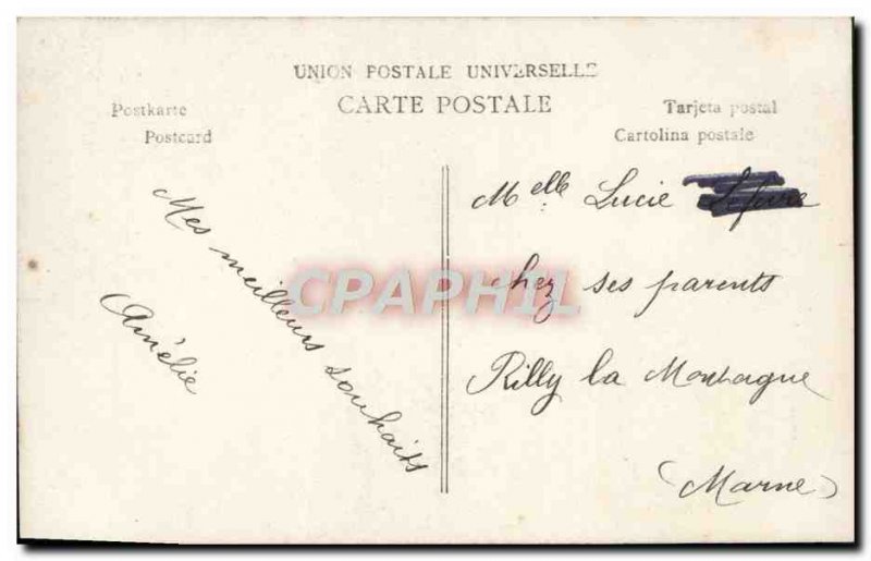 Old Postcard Fantaisie Jet