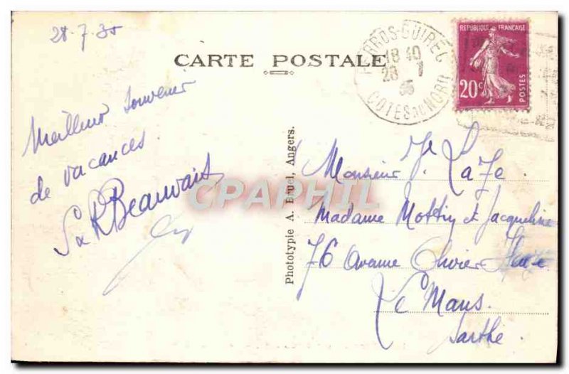 Old Postcard Perros Guirec The Casino