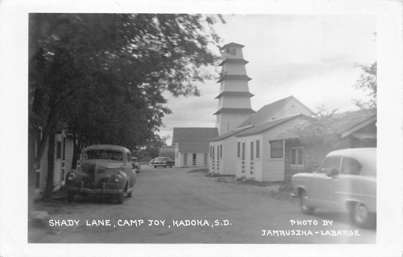 J33/ Kadoka South Dakota Postcard RPPC c1950s Shady Lane Camp Joy  167