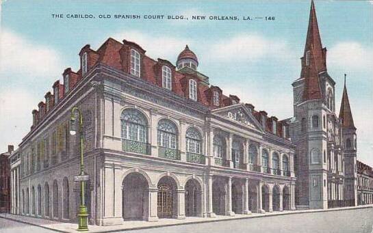 Louisiana New Orleans The Cabildo Old Spanish Court Building