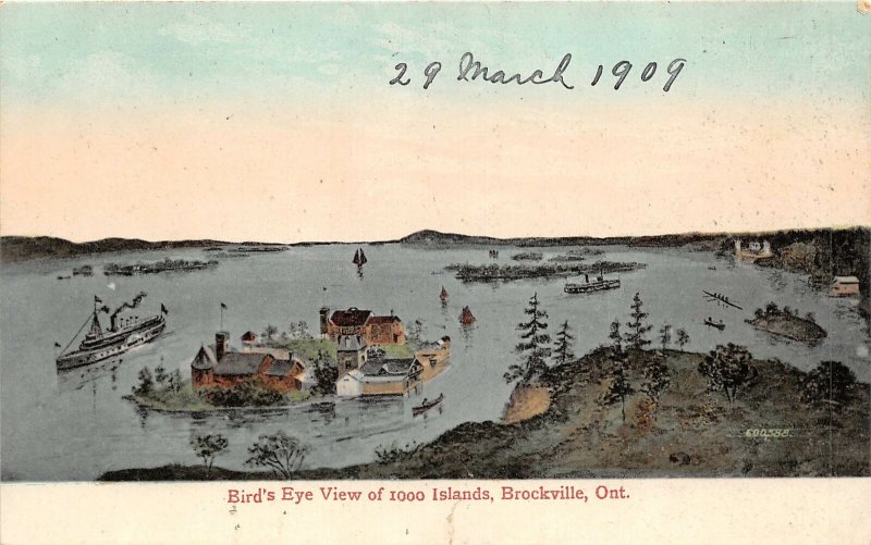 br105557 brids eye view of 1000 islands brockville ontario canada