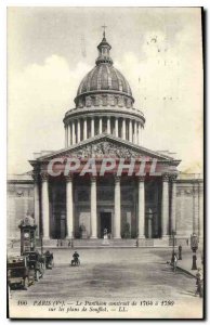 Old Postcard Paris Ve Pantheon built from 1764 to 1790 in terms of Soufflot