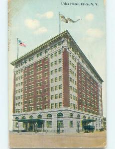 Divided-Back HOTEL SCENE Utica New York NY B4743