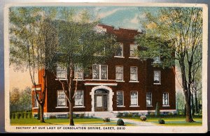 Vintage Postcard 1907-1915 Rectory, Our Lady of Consolation Shrine, Carey, Ohio