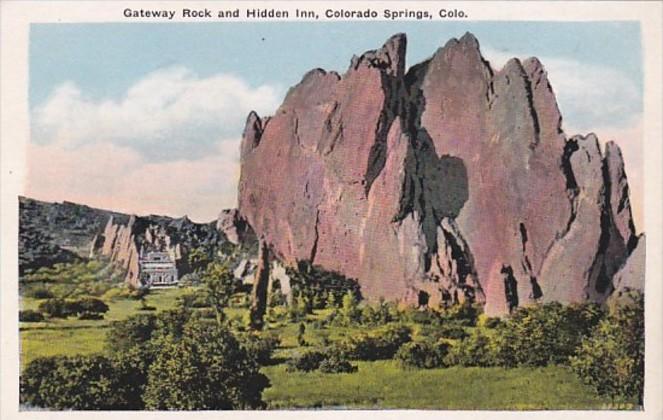 Colorado Colorado Springs Gateway Rock and Hidden Inn