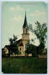 Whitefield New Hampshire Postcard Church Exterior Building Chapel c1910 Vintage