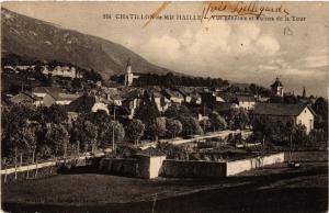 CPA CHATILLON-de-MICHAILLE Vue générale et Ruines de la Tour (486100)