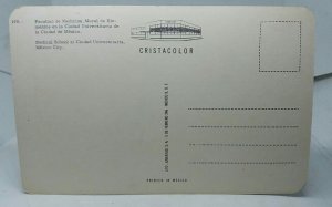 Medical School at City University Mexico City Vintage Postcard 1960s