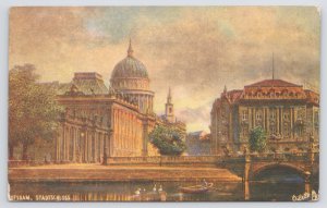 TUCK~Oilette~Wide Wide World~Potsdam~7455~The Town Palace~Lake~Beautiful~Vintage