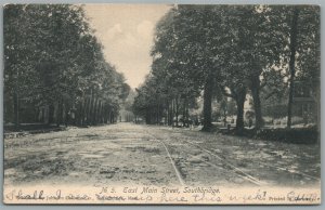 SOUTHBRIDGE MA EAST MAIN STREET ANTIQUE POSTCARD