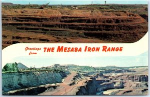 Postcard - Greetings from The Mesaba Iron Range - Minnesota