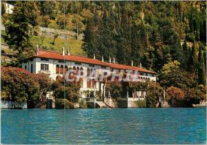 Postcard Modern Lake Como Varenna Villa Monastero view of Lake