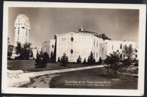 Michigan ROYAL OAK South View Tower Shrine of the Little Flower  RPPC - pm1938