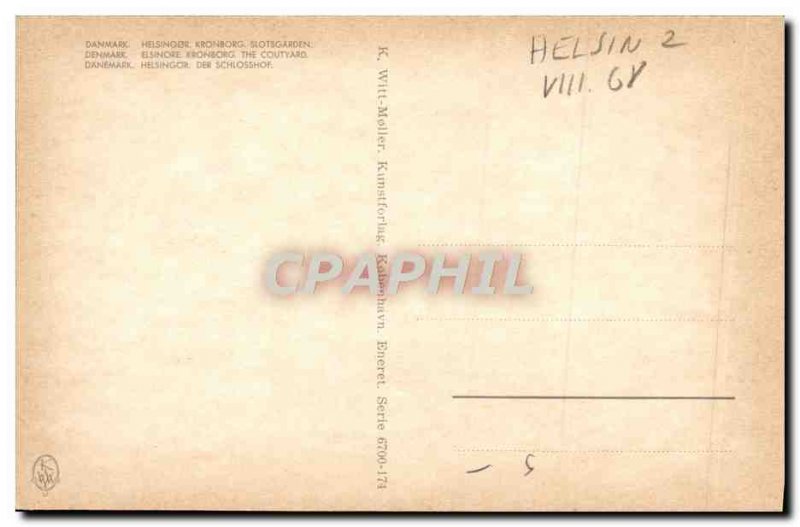 Postcard Modern Danmark Helsingor