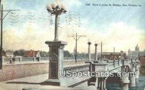 New Locust St Bridge - Des Moines, Iowa IA