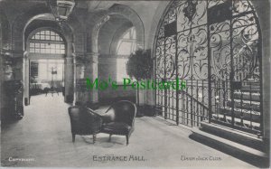 London Postcard - Waterloo, Union Jack Club Entrance Hall RS32915