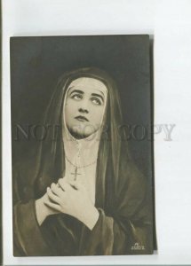 472551 LA BELLE Lina CAVALIERI Italian OPERA Singer NUN Vintage PHOTO postcard