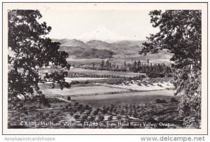 Mount Hood From Hood River Valley Oregon Real Photo