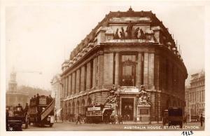 B85980 australia house strand double decker bus   london uk