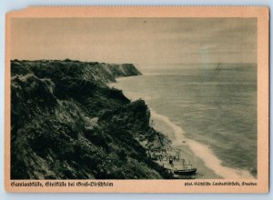 Germany Postcard View of the Samland cliffs along the Baltic Coast c1920s