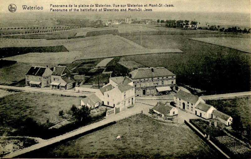 Belgium - Waterloo. Panorama of Battlefield & Mt. St. Jean