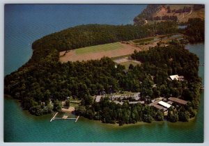 YMCA Geneva Park, Orillia Ontario, Chrome Aerial View Postcard #2