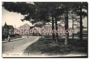 Postcard Old Carboug casino and grand hotel