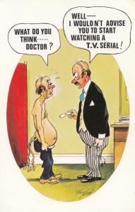 TV Soap Serial Doctor Comic Humour Postcard