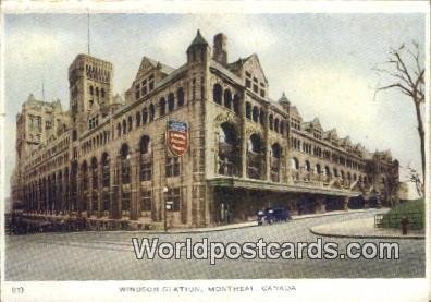 Windsor Station Montreal Canada Unused 