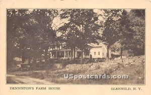 Denniston's Farm House - Glen Wild, New York NY Postcard