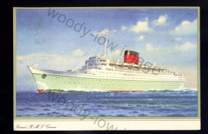 LS2592 - Cunard Liner - Caronia - Artist - C.E.Turner - postcard