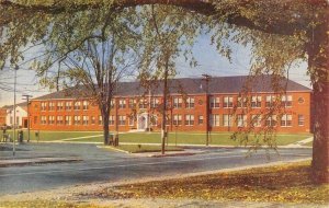 SOUTHINGTON, CT Connecticut  HIGH SCHOOL Hartford County c1950's Chrome Postcard