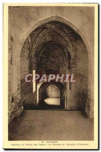 Old Postcard Avignon Popes' Palace of La Montee The staircase Honor