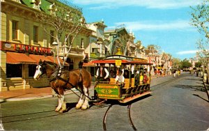 Disneyland Horse Drawn Street Car
