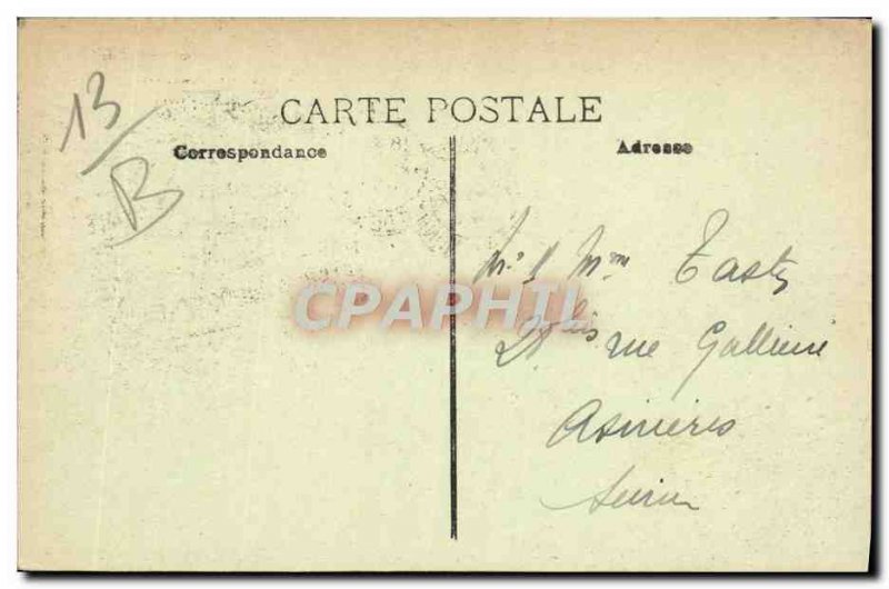 Old Postcard Marseille Palais Longchamp