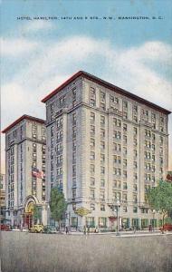 Hotel Hamilton 14th And K Streets Northwest Washington D C 1954