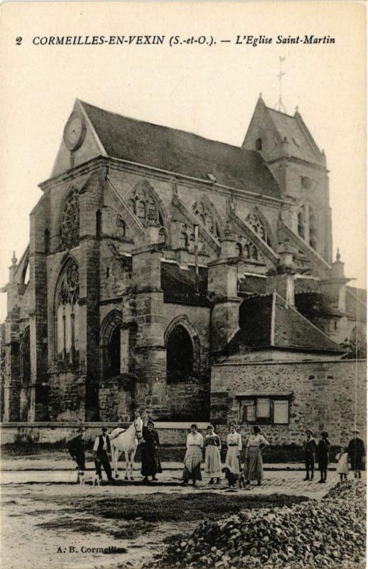 CPA  Cormeilles-en-Vexin(S.-et-O.) -L'Eglise Saint-Martin    (290773)