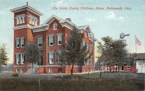 Scioto County Childrens Home Portsmouth, Ohio OH Postcard