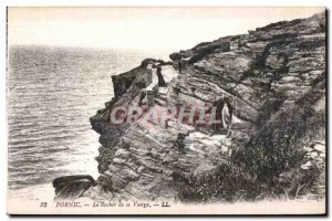 Old Postcard Pornic The Rock of the Virgin