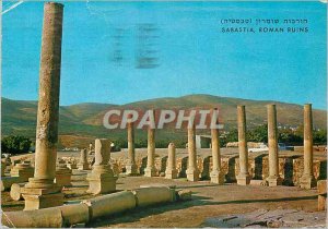 Postcard Modern Sabastia Roman Ruins