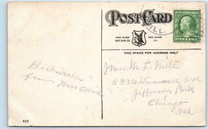 ROCK ISLAND ARSENAL, Illinois IL   CONFEDERATE PRISONERS CEMETERY 1911 Postcard