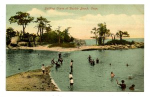 CT - New Haven. Double Beach, Bathing Scene