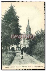 Postcard Abbey of the Grande Trappe Orne Grand Portal