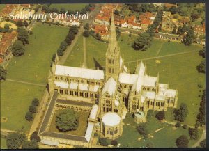 Wiltshire Postcard - Salisbury Cathedral From The Air   LC4928