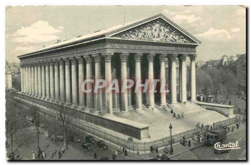 Old Postcard Paris Church of the Madeleine