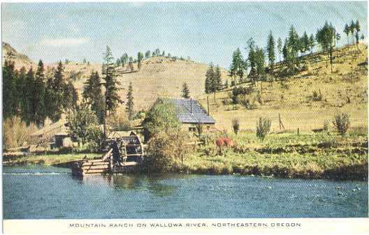 Mountain Ranch on Wallowa River Northeastern Oregon OR