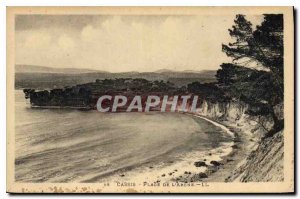 Old Postcard Cassis the Arena Beach