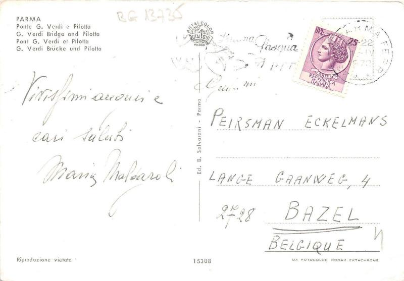 BG13735 parma ponte g verdi e pilotta   italy